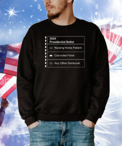 2024 Presidential Ballot T-Shirt