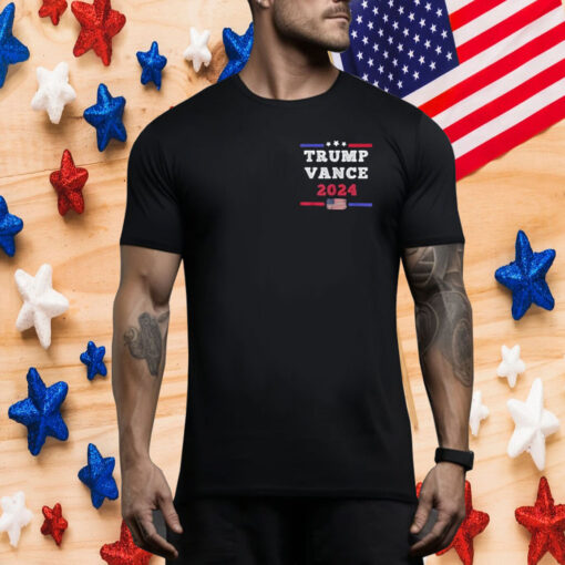 2024 Trump Vance Presidential Election Front And Back Tee Shirt