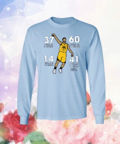 37 Points In A Quarter 60 Points On 11 Dribles 14 Threes In 26 Minutes 41 Points 11 Threes Game 6 2016 Wcf T-Shirt