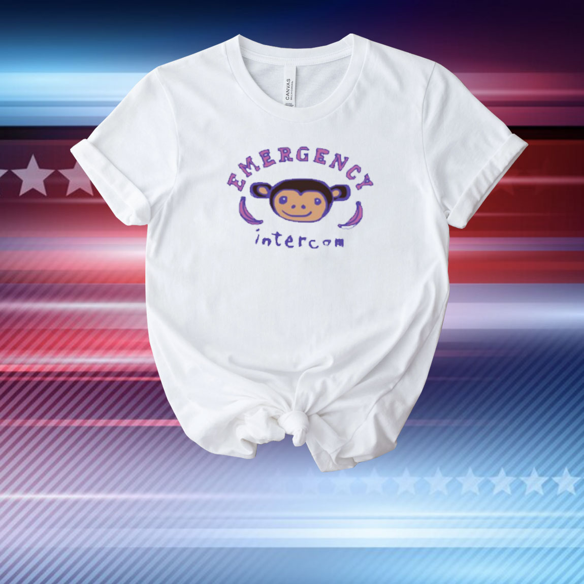 Emergency Intercom Monkey Pullover T-Shirt