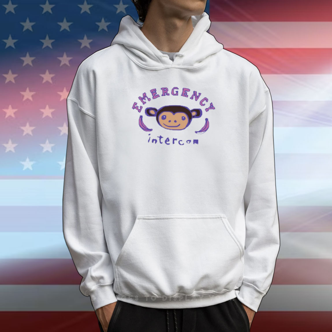 Emergency Intercom Monkey Pullover T-Shirt