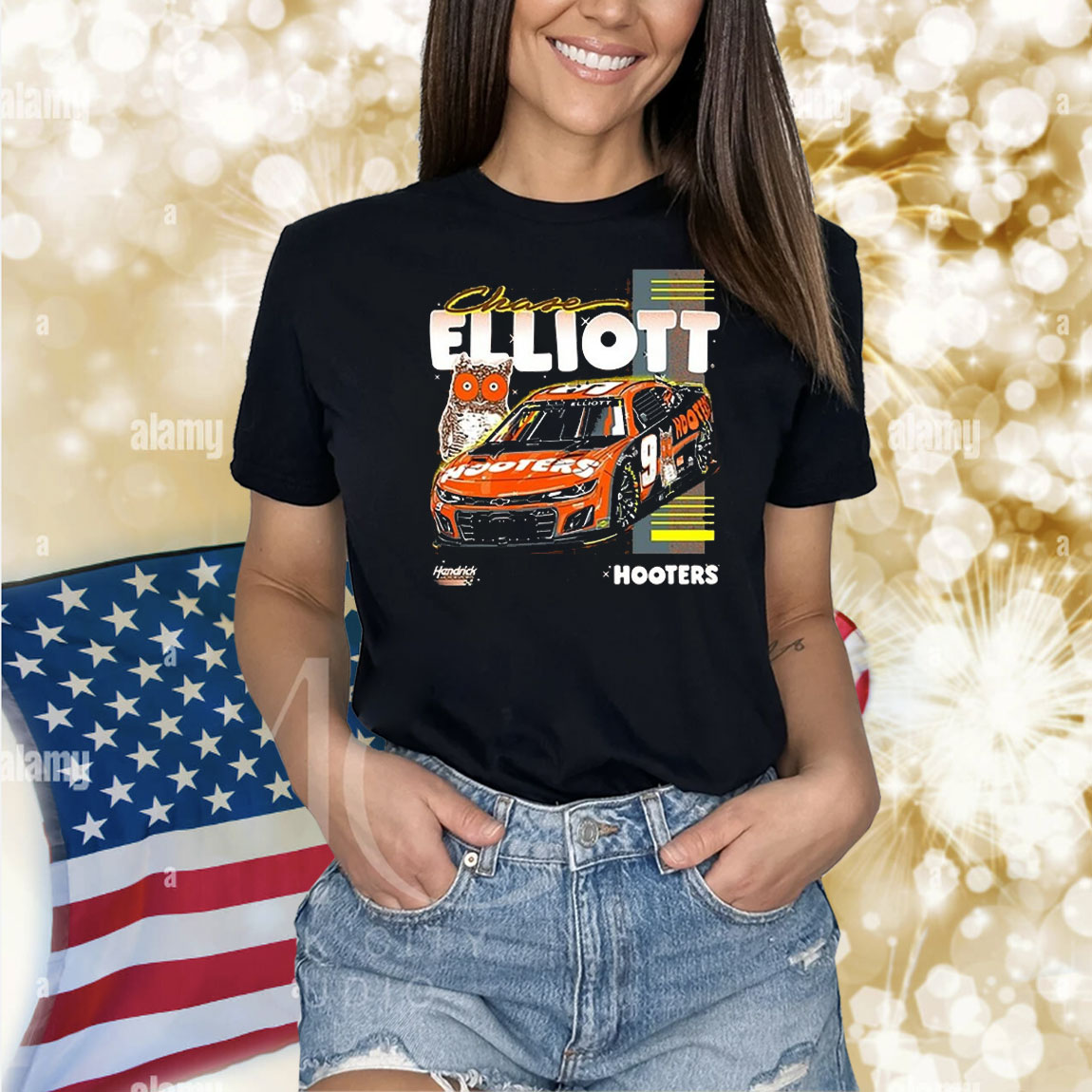 Official Chase Elliott 2024 Hooters Shirt