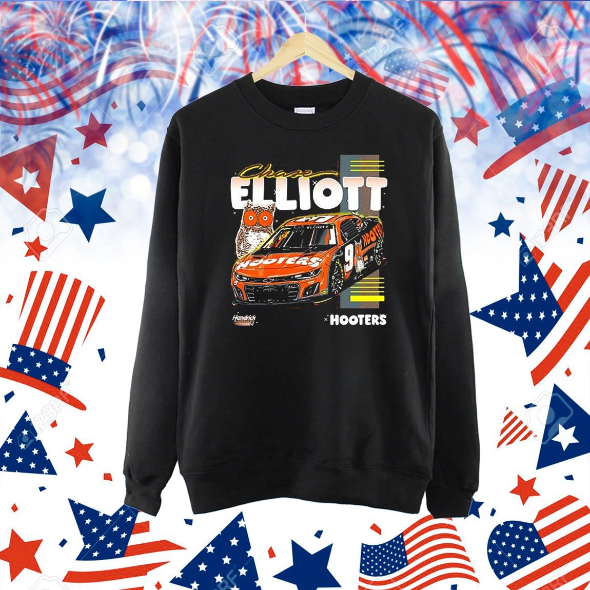 Official Chase Elliott 2024 Hooters Shirt