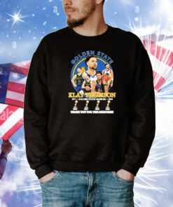 Official Golden State Warriors Klay Thomson 2011-2024 Thank You For The Memories T-Shirt