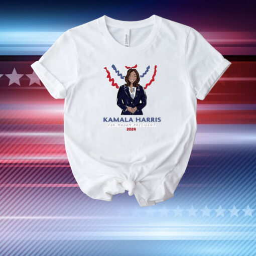 Official Jennifer Vallez Kamala Harris For Madam President 2024 T-Shirt