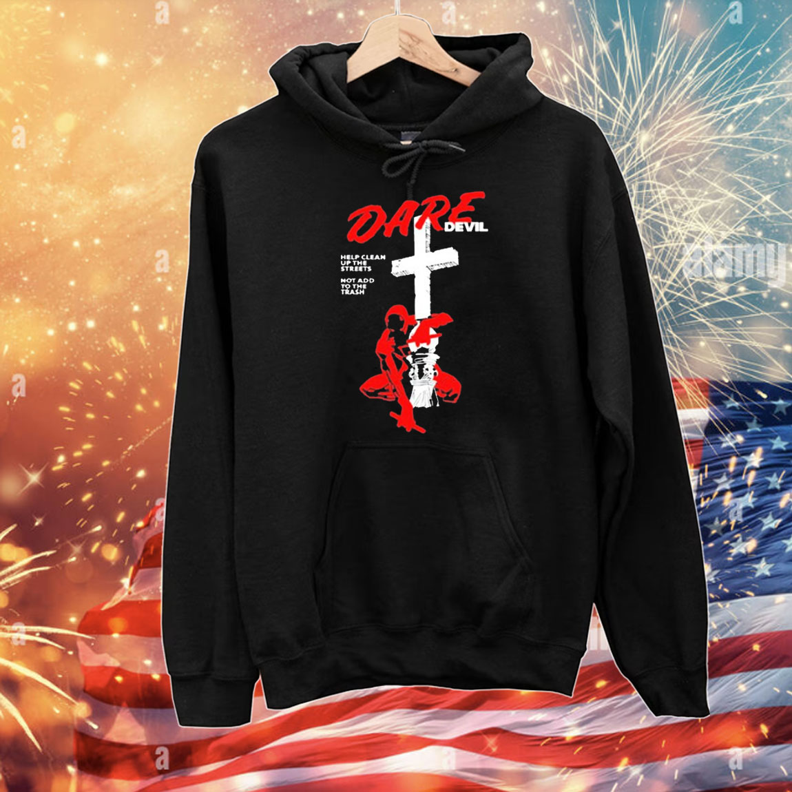 Official New Dare Devil Help Clean Up The Streets Not Add To The Trash T-Shirt