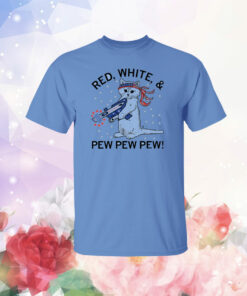 RAYGUN: Red, White, and Pew Pew Pew T-Shirt