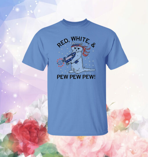 RAYGUN: Red, White, and Pew Pew Pew T-Shirt