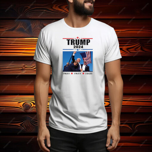 Trump 2024 T-shirt, MAGA, Donald Trump, Trump, Fight, Fist, Assassination Attempt Tee Shirt