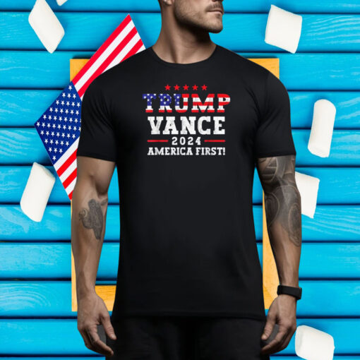 Trump Vance 2024 America First Vice President VP Trump 2024 Tee Shirt