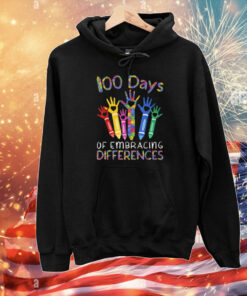 100 Days Of Embracing Differences IEP 100th Day Of School T-Shirt
