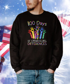 100 Days Of Embracing Differences IEP 100th Day Of School T-Shirt