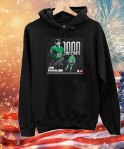 1000 Career Points Joe Pavelski Dallas Stars Signature T-Shirt