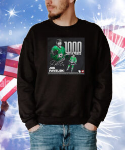 1000 Career Points Joe Pavelski Dallas Stars Signature T-Shirt