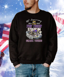 100th Anniversary 1924-2024 The Tiger Stadium Geaux Tigers T-Shirt