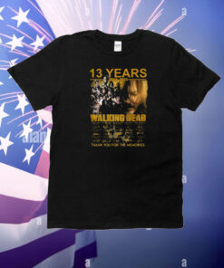 13 Years 2010 – 2023 The Walking Dead Signature Thank You For The Memories T-Shirt