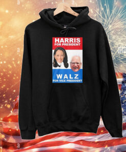Official Harris For President Walz For Vice President Poster 2024 T-Shirt