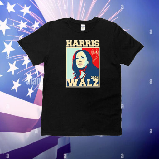 Official Harris Waltz La 2024 Kamala Harris Tim Walz Hope T-Shirt