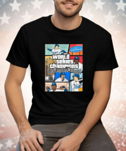 2024 World Series Champions LA Dodgers Tee Shirt