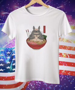 Totoro in the Ramen Bowl Tee Shirt