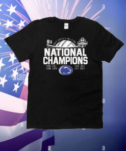 8x National Penn State Nittany Lions Women’s Volleyball Champions T-Shirt