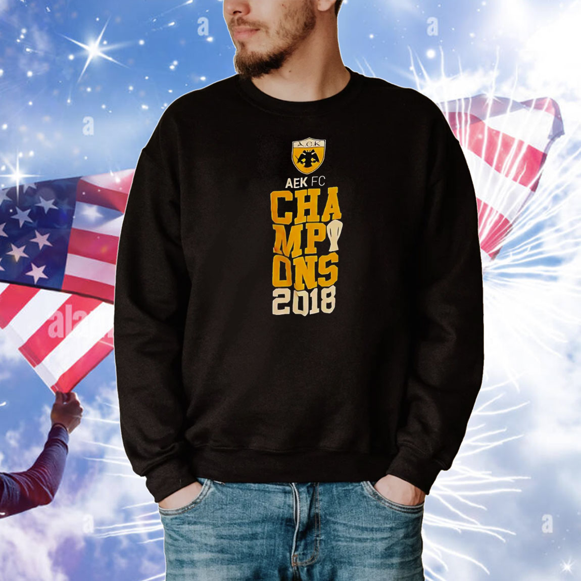 AEK Fc champions 2018 T-Shirt
