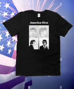 America first Nick Fuentes and Elvis Presley mugshot T-Shirt