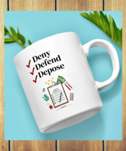 Deny, Defend, Depose Ceramic Coffee Mugs