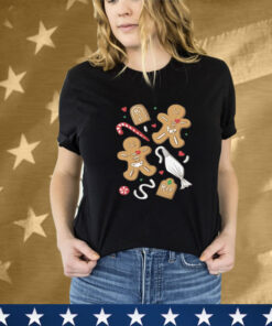 \Evan And Katelyn Totally Normal Gingerbread Rip Tee Shirt