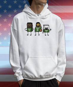 Jaylen Brown Jayson Tatum Derrick White Boston Celtics brownie potatum white chocolate T-Shirt
