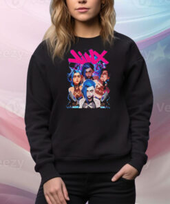 Jinx Arcane League Of Legends vintage Tee Shirt