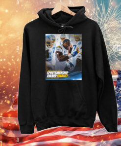 Official Poster Los Angeles Chargers Khalil Mack Outside Linebacker 2024 Art Rooney Sportsmanship Award Finalist Two-Time Finalist T-Shirt