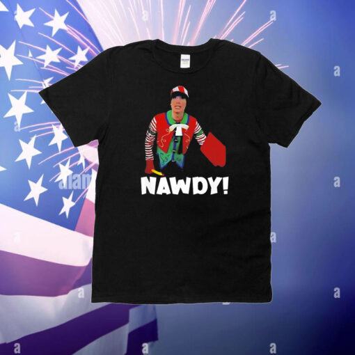 Tally The Elf Nawdy Innocent Christmas Holiday T-Shirt