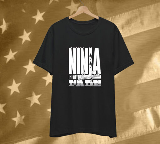 Team Ninja Low Taper Fade Tan Tee Shirt