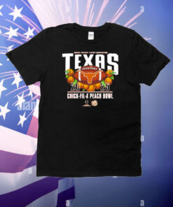 Texas Longhorns College Football Playoff 2025 Peach Bowl T-Shirt