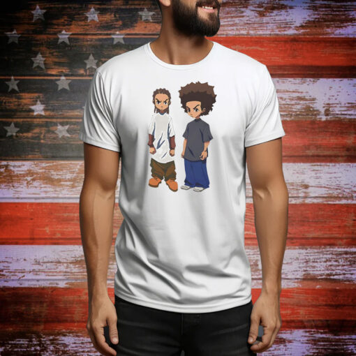 The Boondocks Huey and Riley vintage Tee Shirt