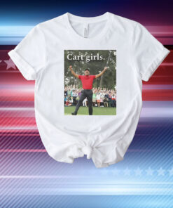 Tiger Woods Masters 2020 cart girls graphic T-Shirt