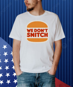 We don’t snitch Luigi Mangione Shirt