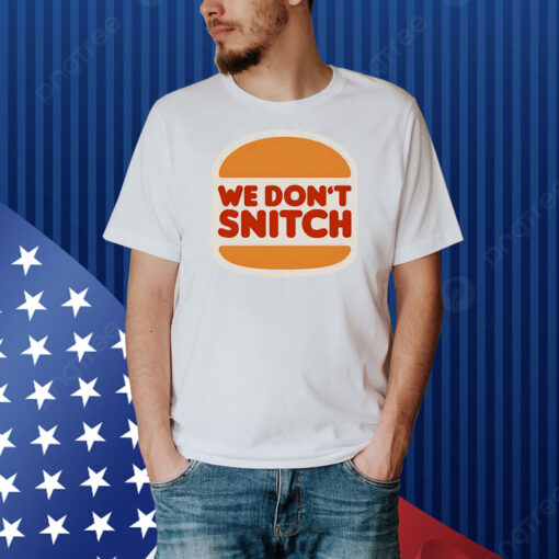 We don’t snitch Luigi Mangione Shirt