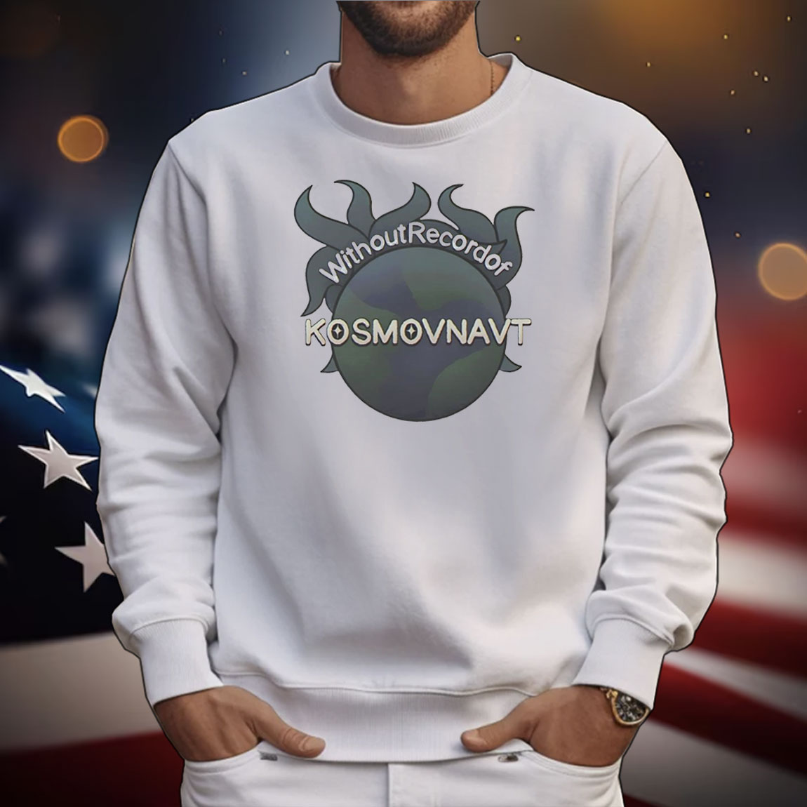 Without Record of Kosmovnavt logo T-Shirt