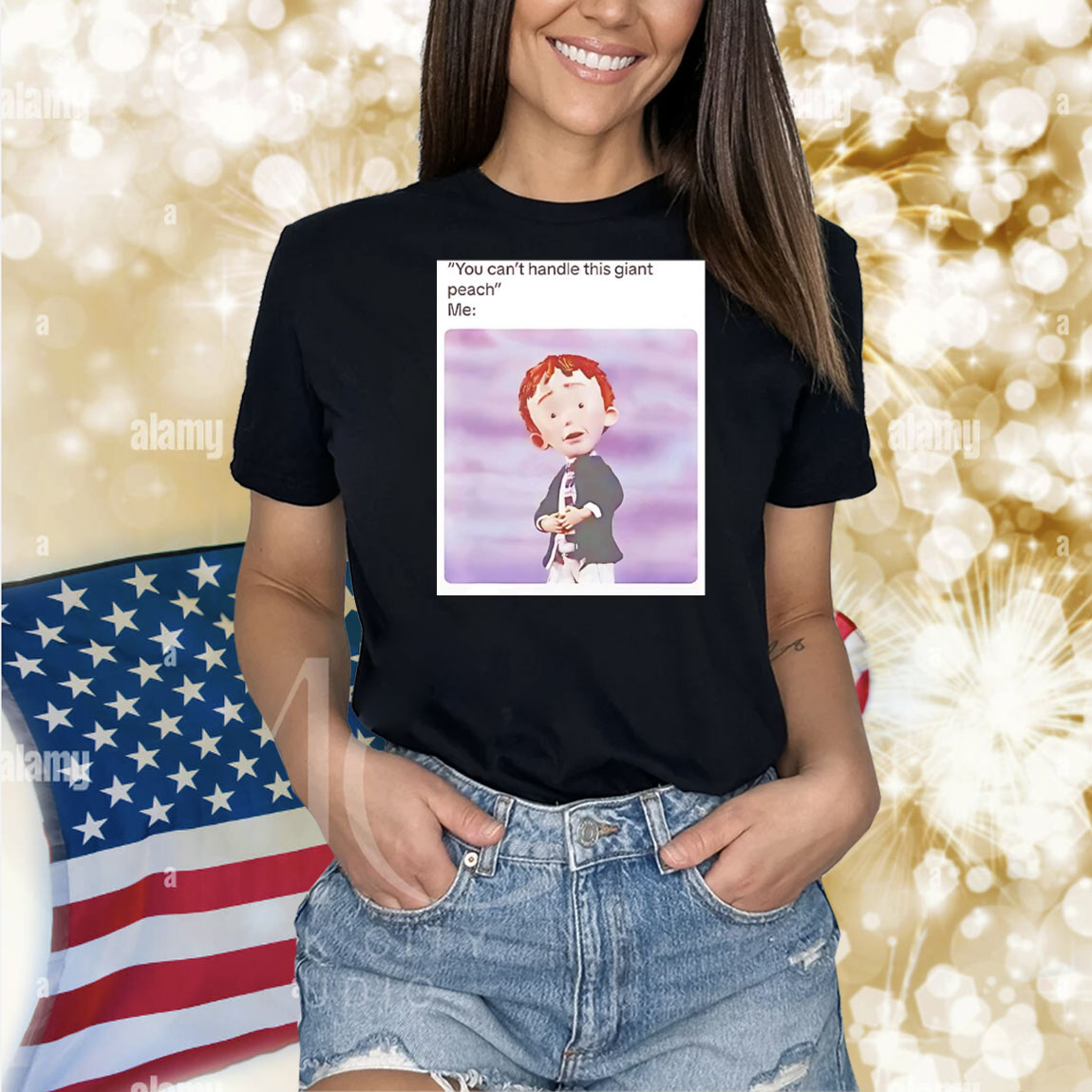You can’t handle this giant peach meme Shirt