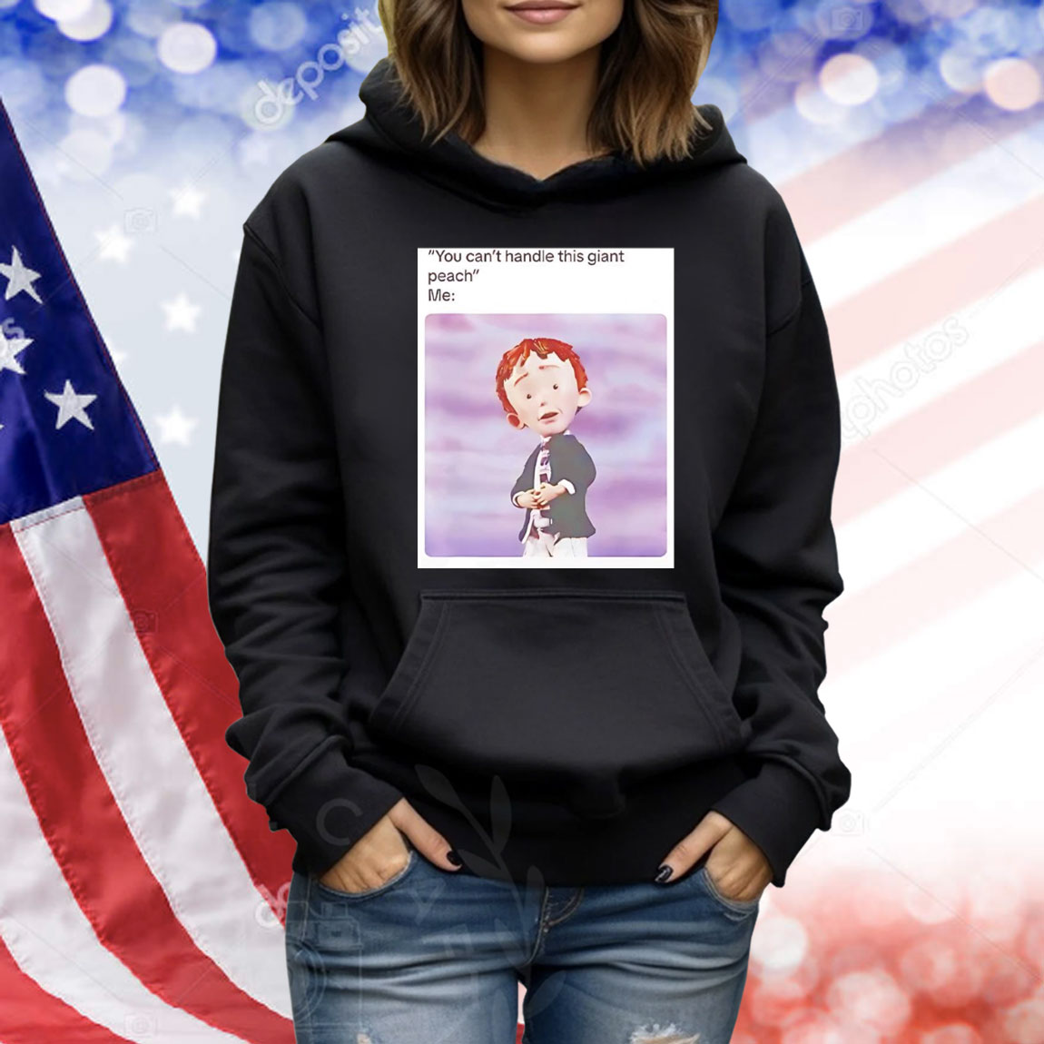 You can’t handle this giant peach meme Shirt