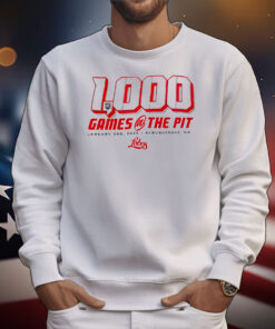 1000 Games at the Pit January 3rd 2025 Albuquerque NM Lobos T-Shirt
