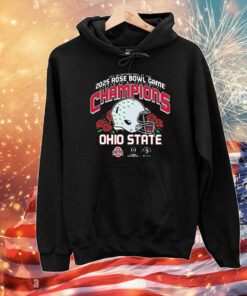 Official Ohio State Buckeyes CFP College Football Playoff Quarterfinal At The 2025 Rose Bowl Game Presented By Prudential Champions NCAA T-Shirt