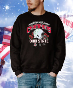 Official Ohio State Buckeyes CFP College Football Playoff Quarterfinal At The 2025 Rose Bowl Game Presented By Prudential Champions NCAA T-Shirt