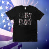 Larry Fleet American Flag Flag T-Shirt