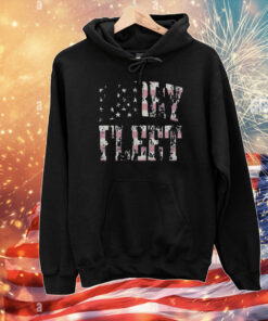 Larry Fleet American Flag Flag T-Shirt
