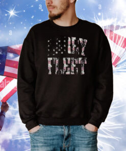 Larry Fleet American Flag Flag T-Shirt