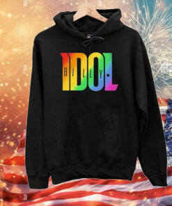 Official Billy Idol Rainbow Logo T-Shirt