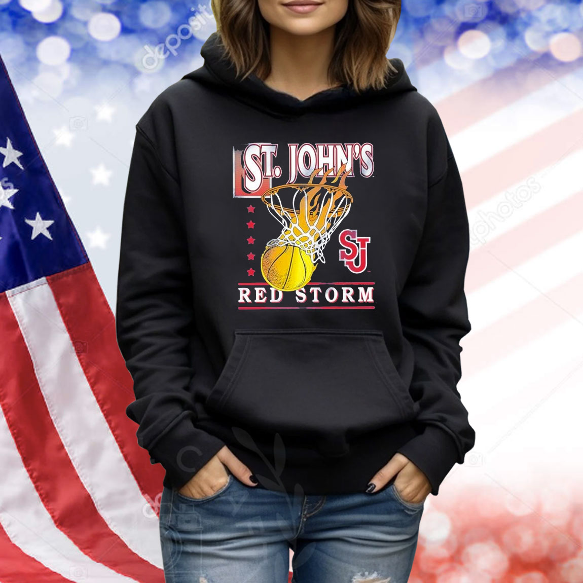 Official St. John’s Red Storm Hoops Shirt